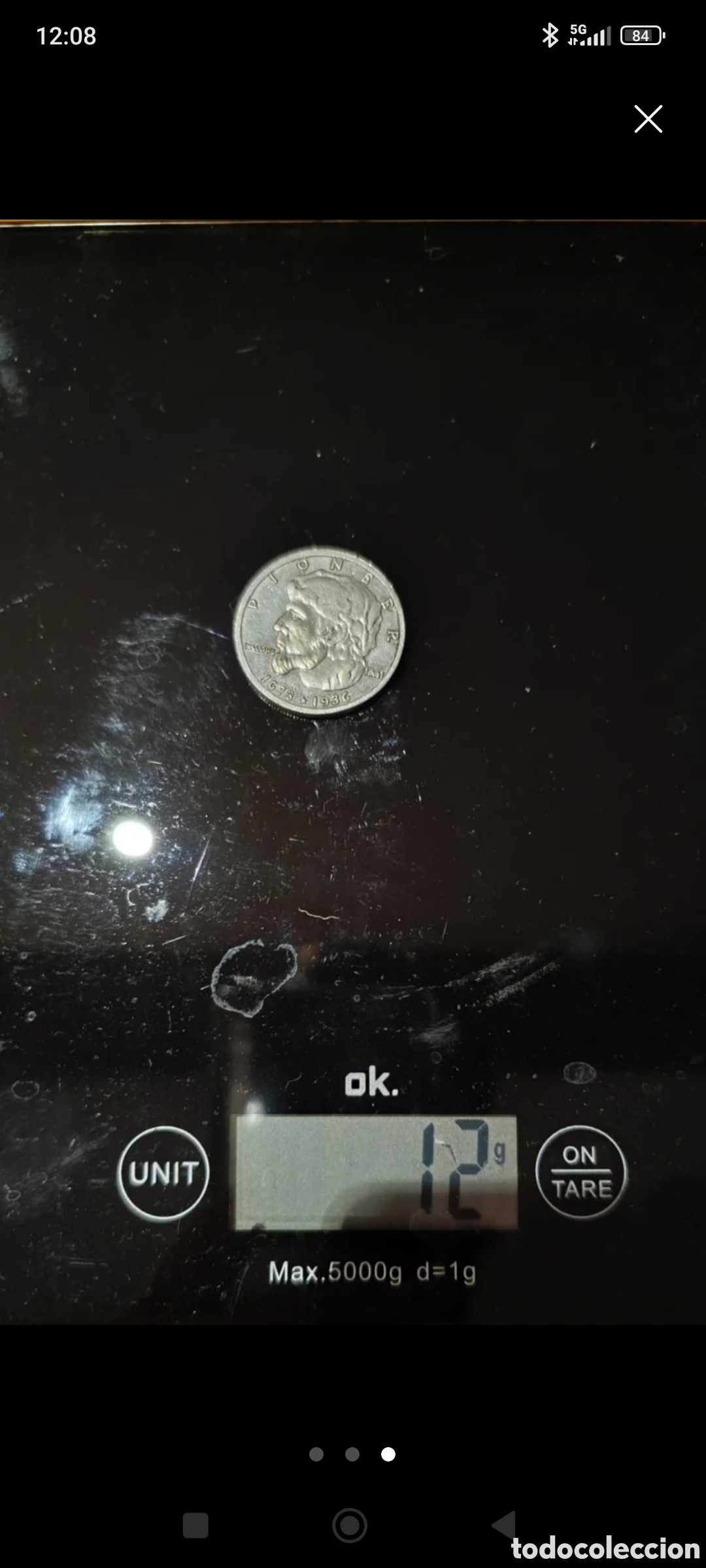 Monedas antiguas de Am&eacute;rica: Half dolar 1936 Elgin - Foto 3