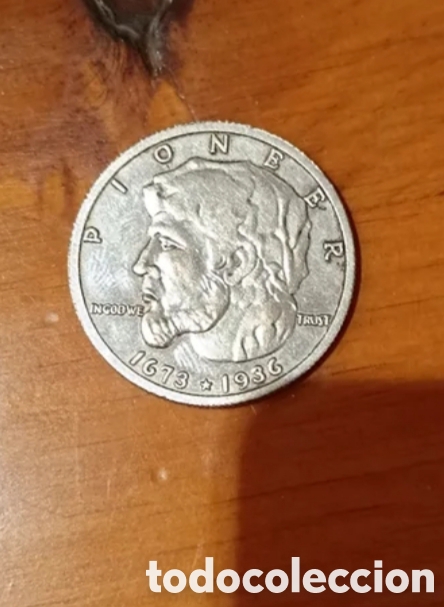 Monedas antiguas de Am&eacute;rica: Half dolar 1936 Elgin