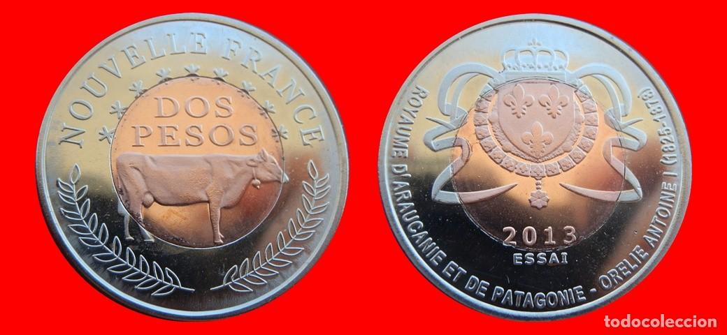 Monedas antiguas de Am&eacute;rica: 2 PESOS 2013 SIN CIRCULAR ARAUCA&Ntilde;A PATAGONIA-9776SC