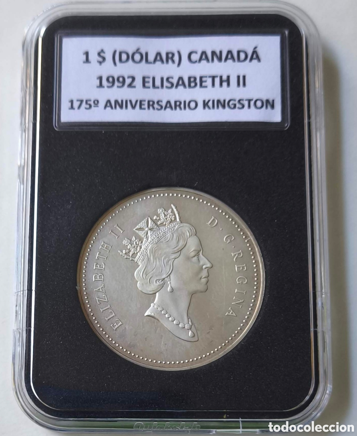 Monedas antiguas de Am&eacute;rica: Canad&aacute;. 1992. D&oacute;lar. 150 aniversario de Kingston