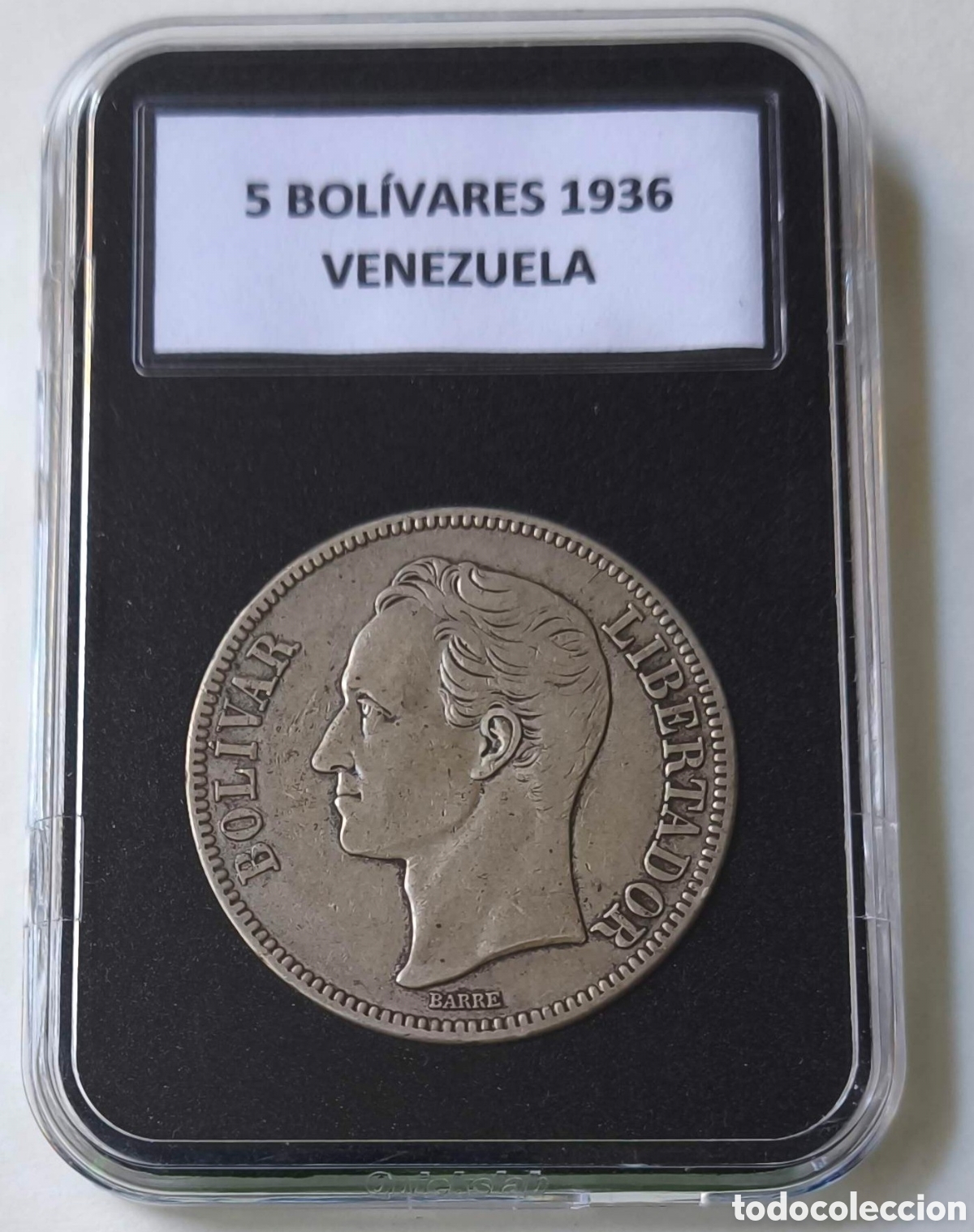 Monedas antiguas de Am&eacute;rica: Venezuela. 1936. 5 bol&iacute;vares