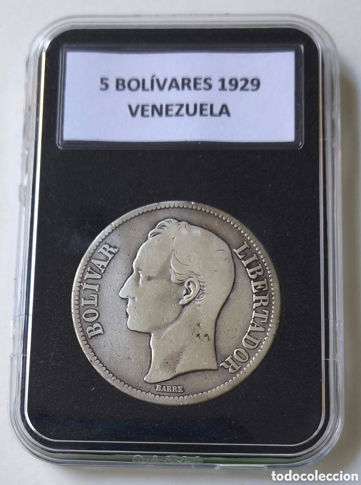Monedas antiguas de Am&eacute;rica: Venezuela. 1929. 5 bolivarares