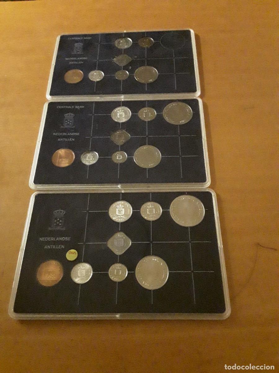 Monedas antiguas de Am&eacute;rica: ANTILLAS HOLANDESAS - LOTE ESTUCHES OFICIALES A&Ntilde;O 1983 + 1984 + 1985. SIN CIRCULAR.
