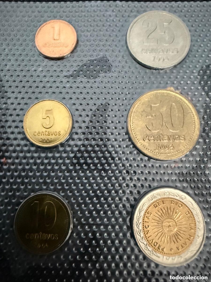 Alte M&uuml;nzen aus Amerika: Set monedas Argentina completo (1, 5, 10, 25, 50 centavos + peso) SC