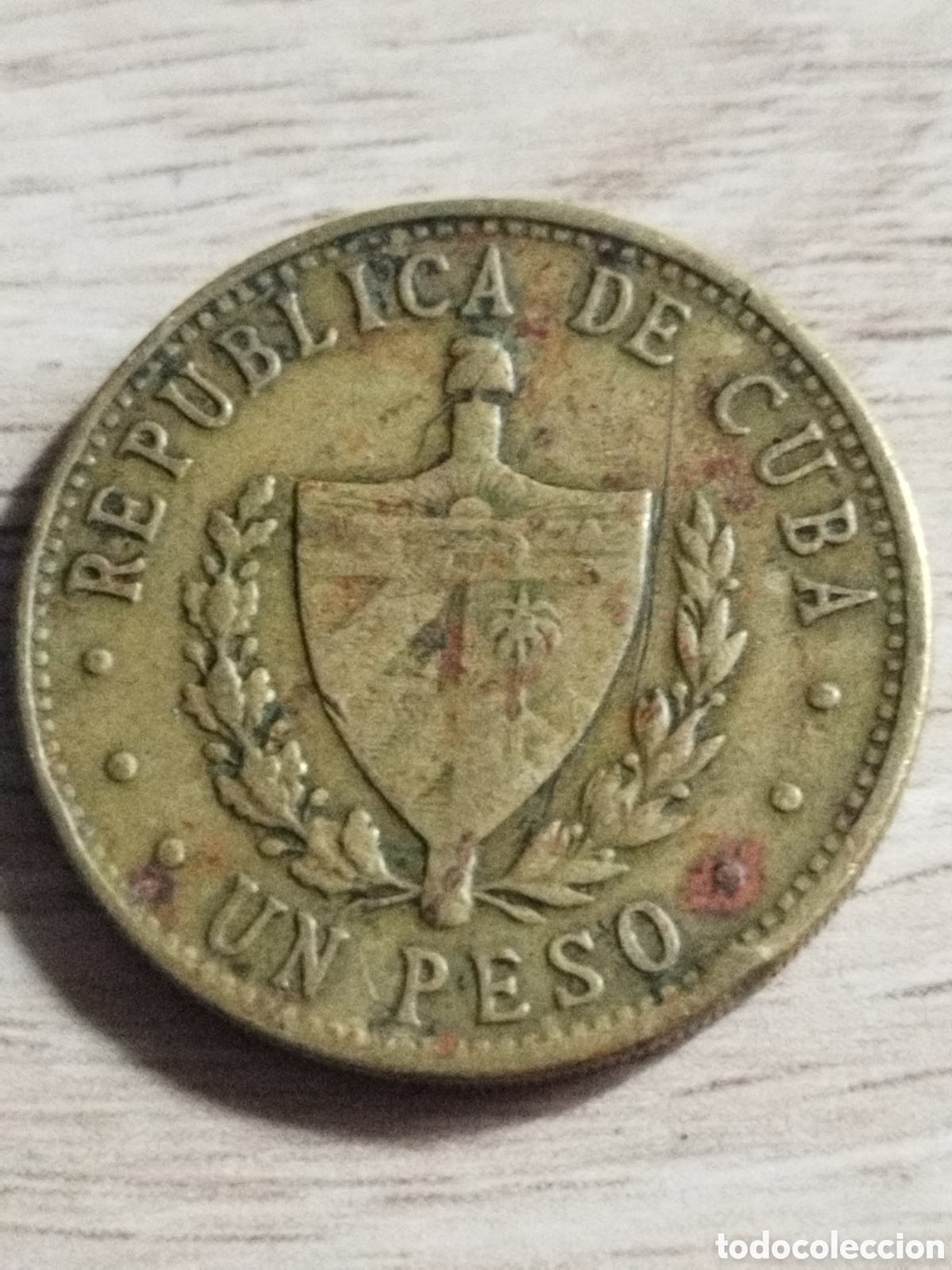Moedas antigas da Am&eacute;rica: Cuba moneda de 1 peso de 1987 km#105