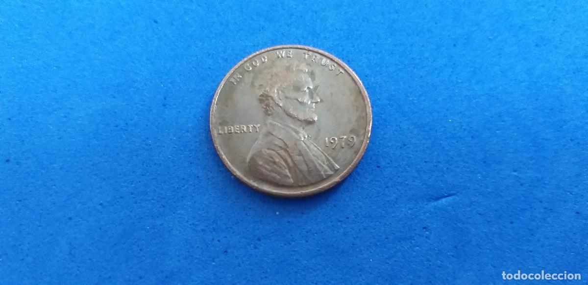 Monedas antiguas de Am&eacute;rica: MONEDA USA. ONE CENT. A&Ntilde;O 1979. ABRAHAM LINCOLN. 1 centavo estados unidos