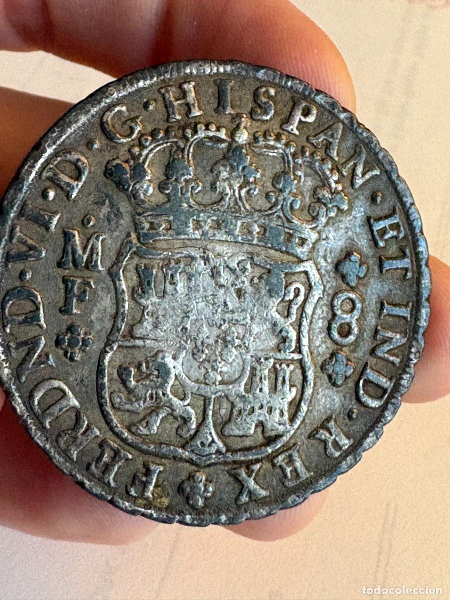 Monedas antiguas de Am&eacute;rica: Moneda de 8 Reales de plata de Fernando VI. 1753, M&eacute;xico