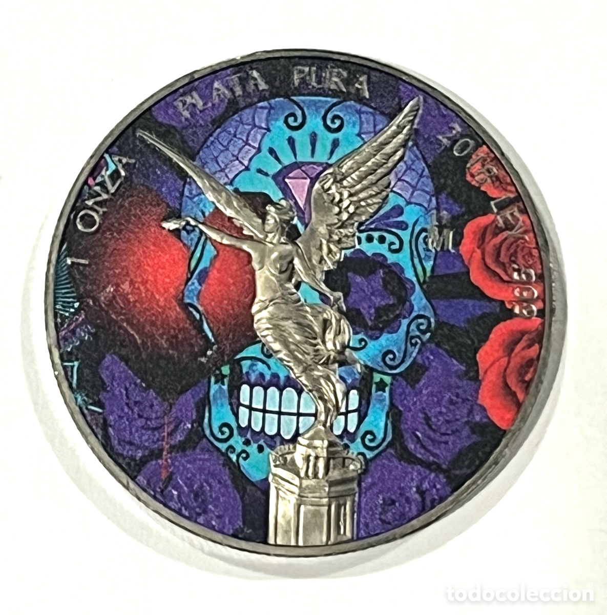 Moedas antigas da Am&eacute;rica: MONEDA GOLDEN NOIR, LIBERTAD MEJICANA, 2018 - 1 ONZA, PLATA PURA 999