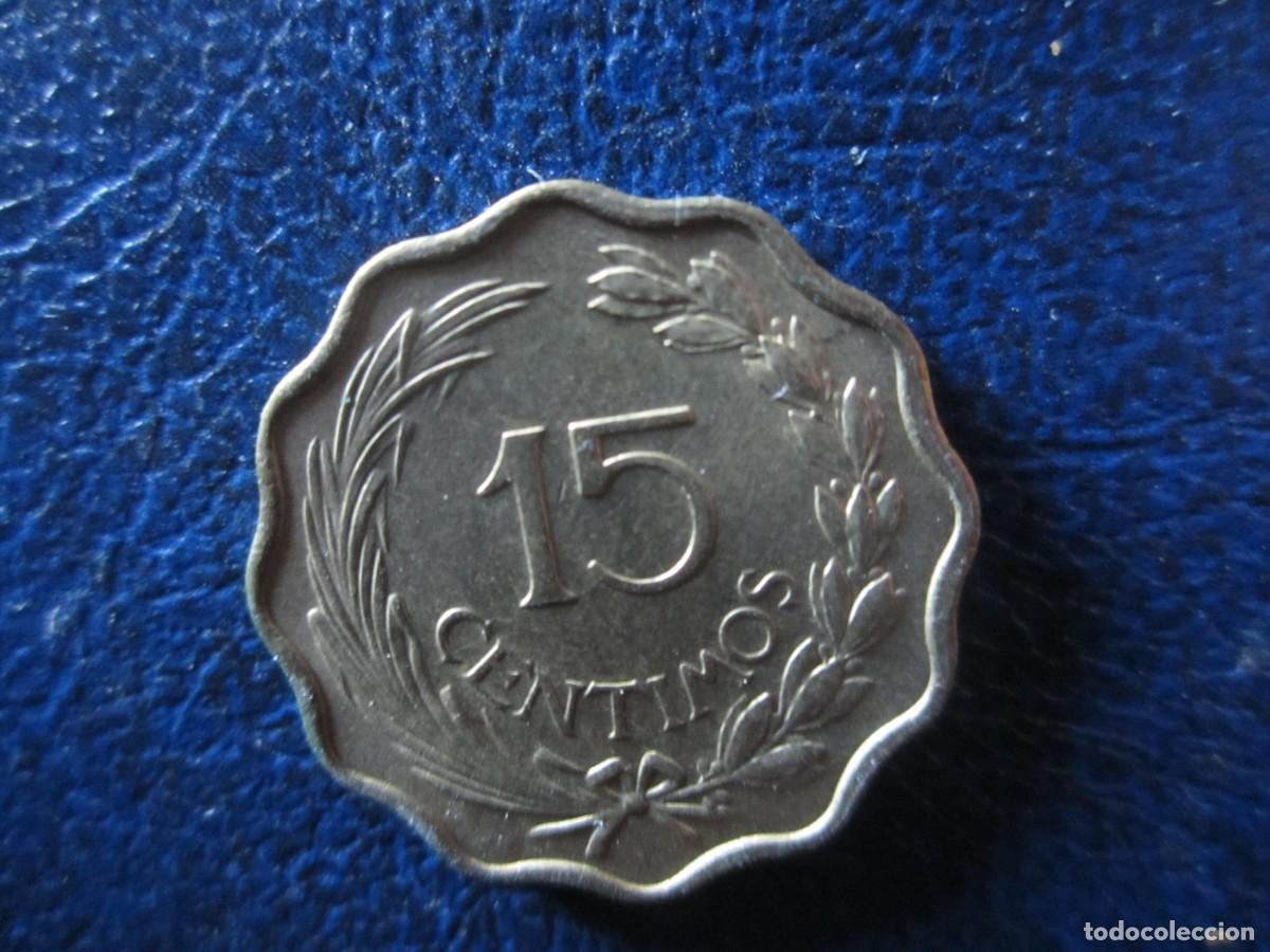 Monedas antiguas de Am&eacute;rica: Paraguay 15 c&eacute;ntimos 1953