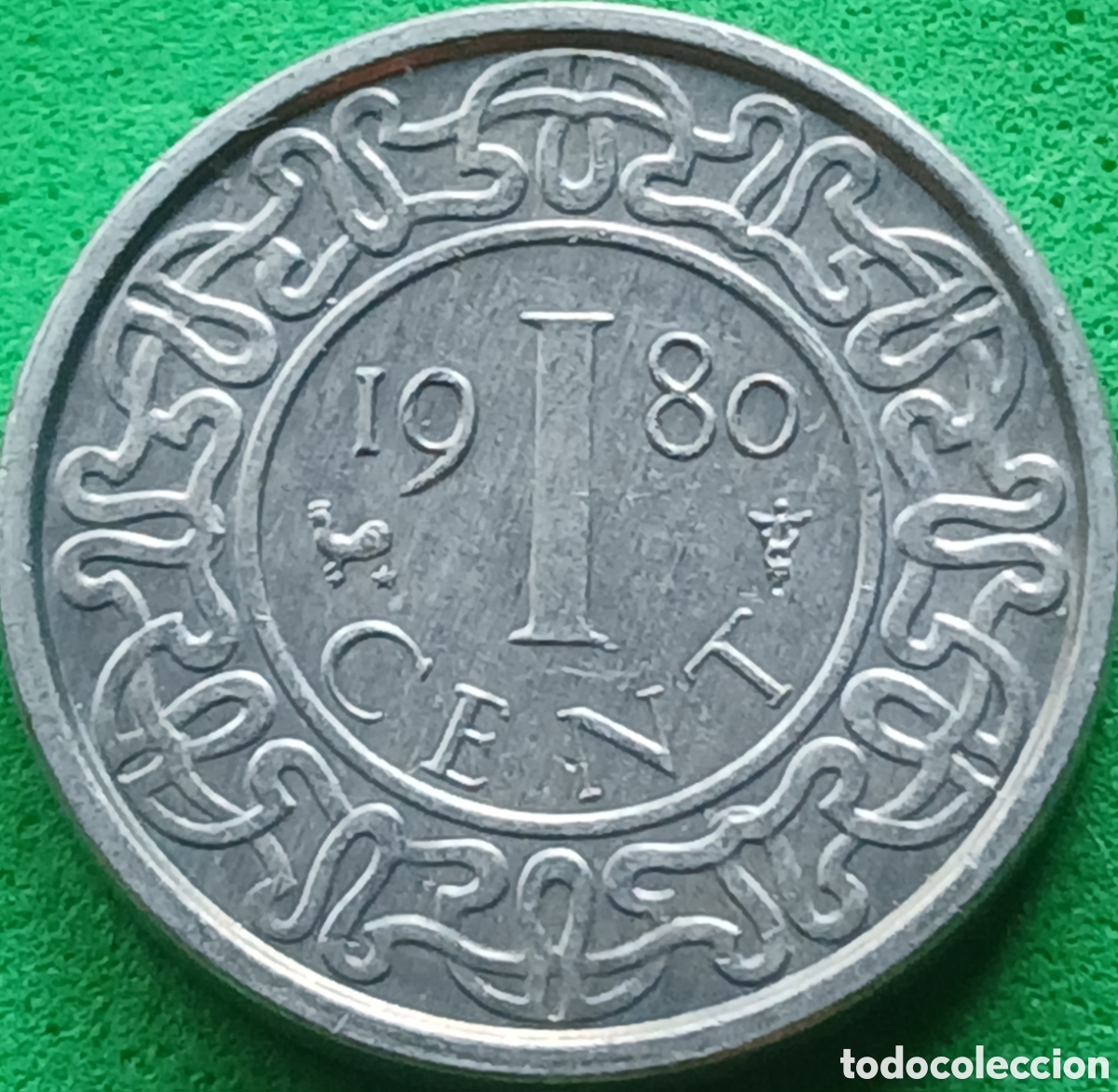 Monedas antiguas de Am&eacute;rica: Surinam 1 cent 1980 km#11a