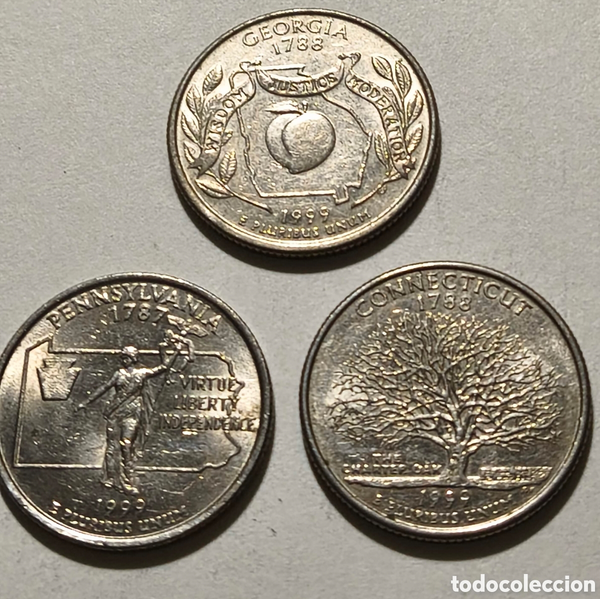 Monedas antiguas de Am&eacute;rica: EEUU. 1999. 1/4 d&oacute;lar - Foto 1