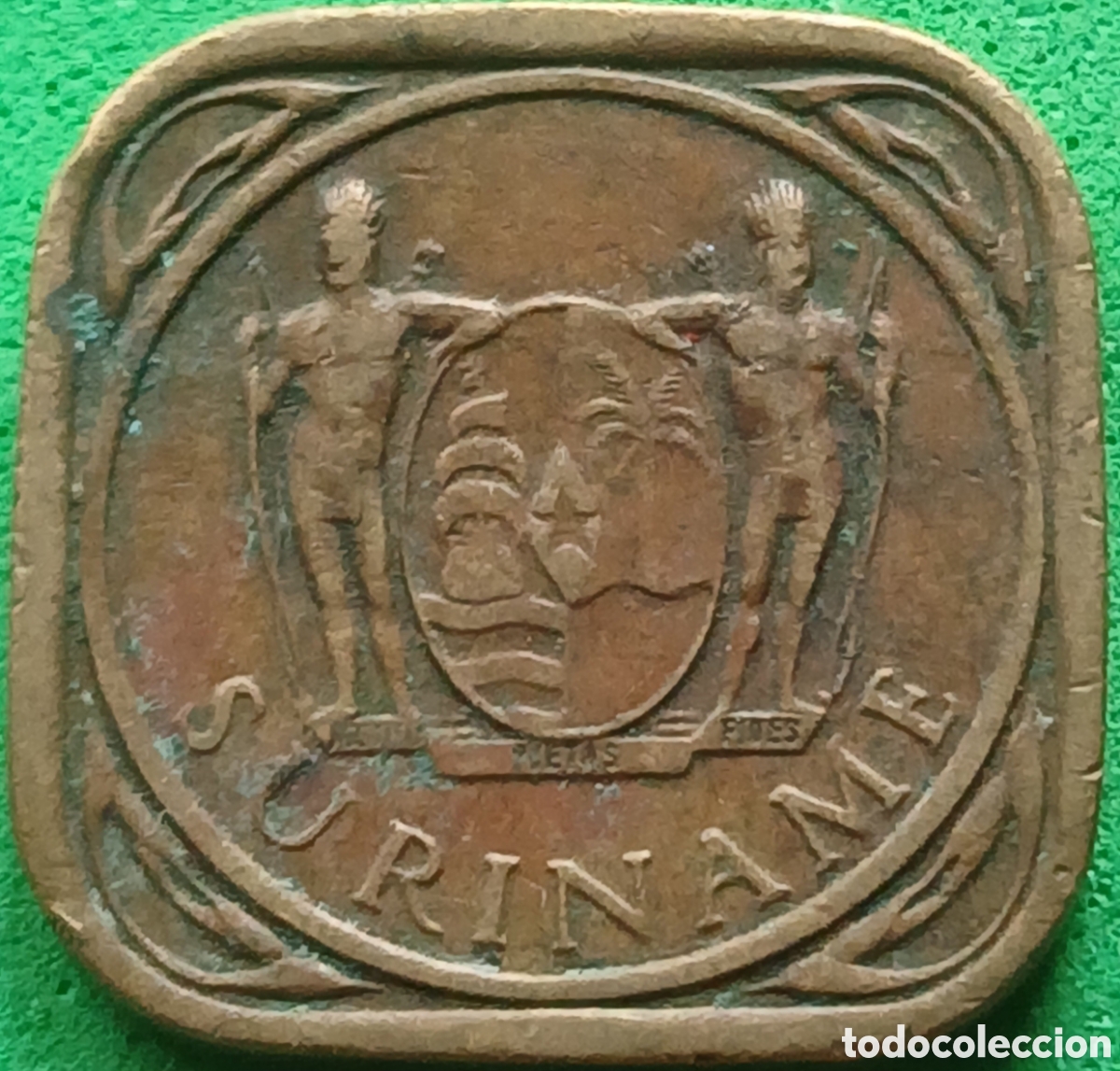 Monedas antiguas de Am&eacute;rica: Surinam 5 cent 1972 km#12 - Foto 2