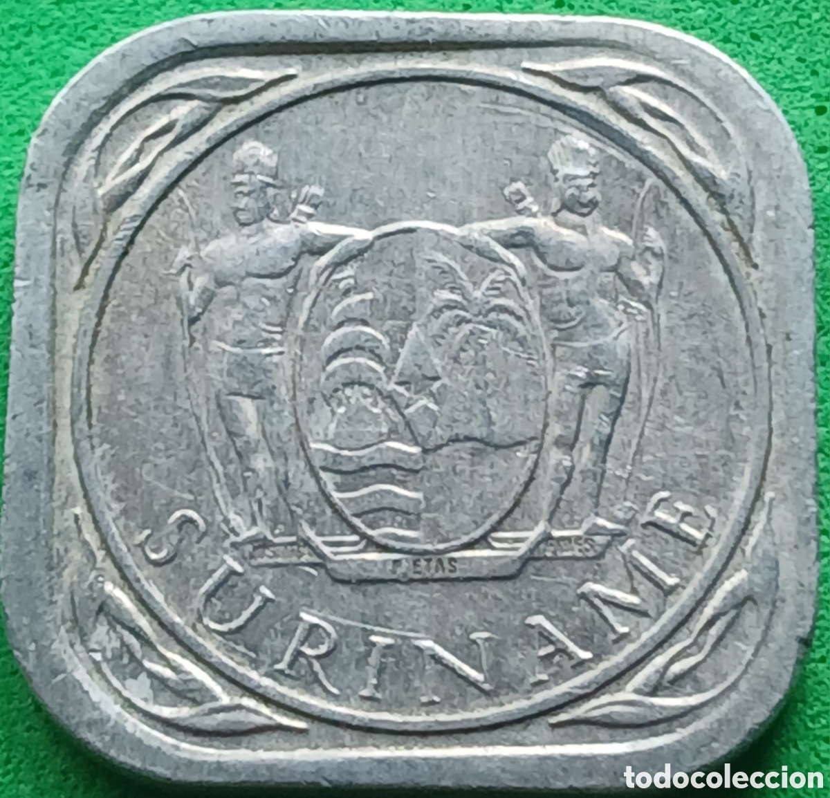 Monedas antiguas de Am&eacute;rica: Surinam 5 cent 1976 km#12a - Foto 2