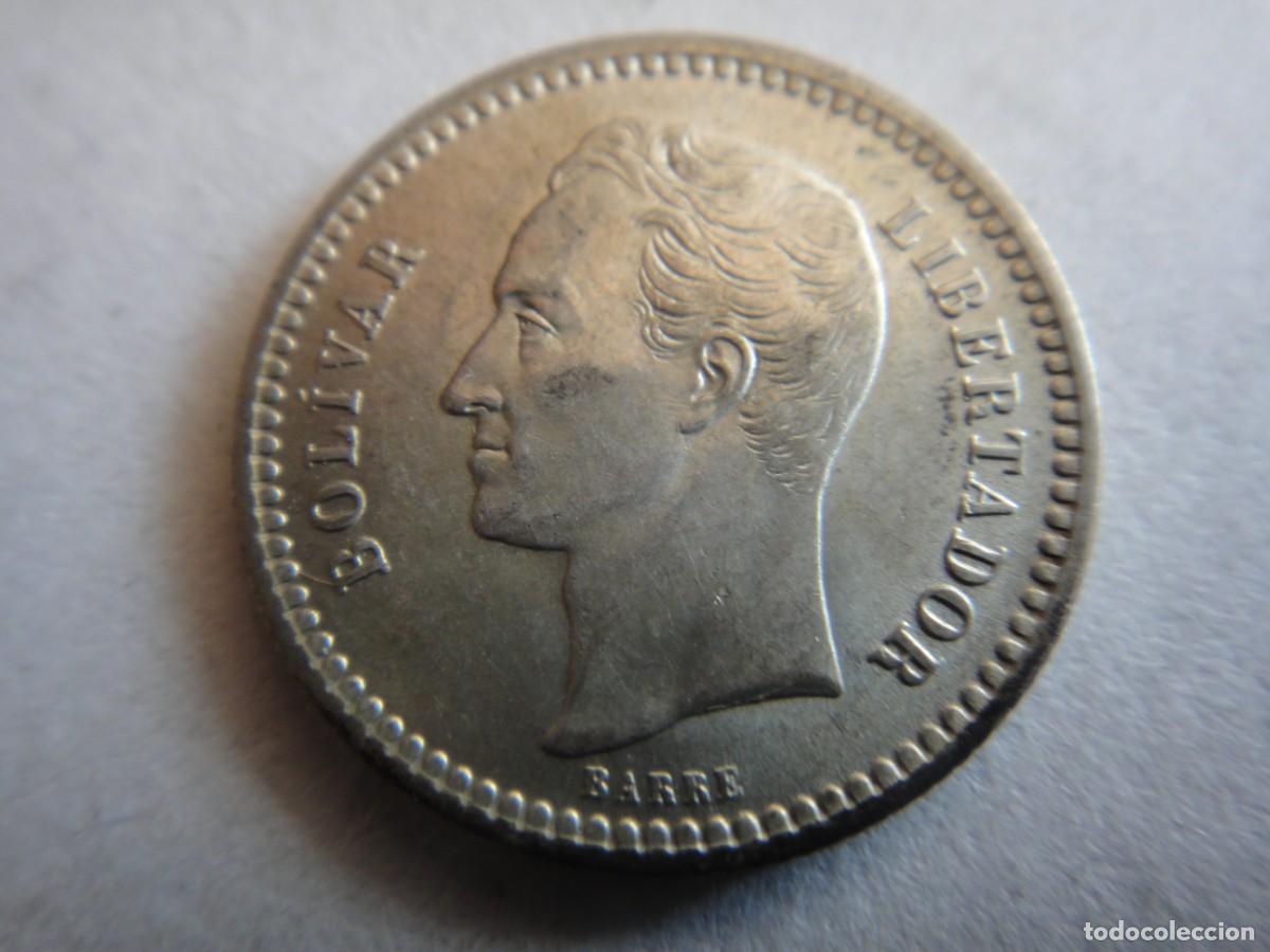 Monedas antiguas de Am&eacute;rica: Venezuela, Moneda de 0,50 cent, de plata a&ntilde;o 1946, ref, 8320/1