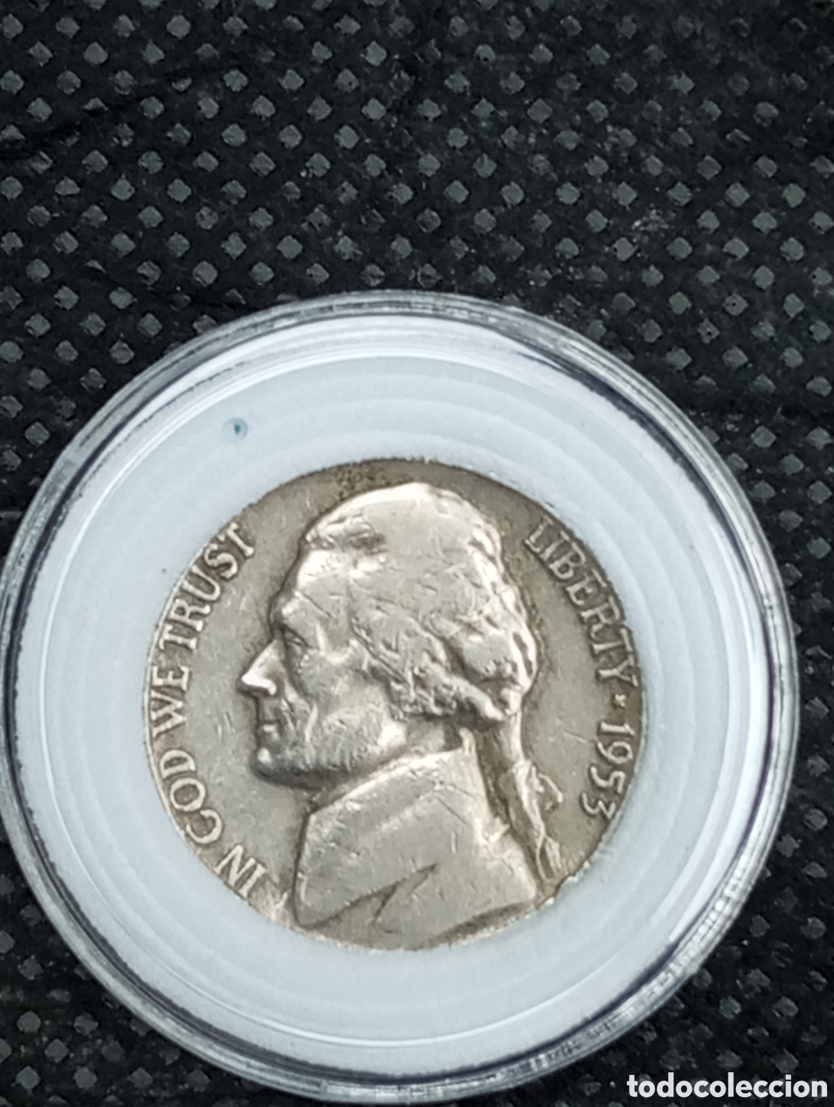 Monedas antiguas de Am&eacute;rica: Moneda EEUU 5 c&eacute;ntimos 1953 - Foto 1