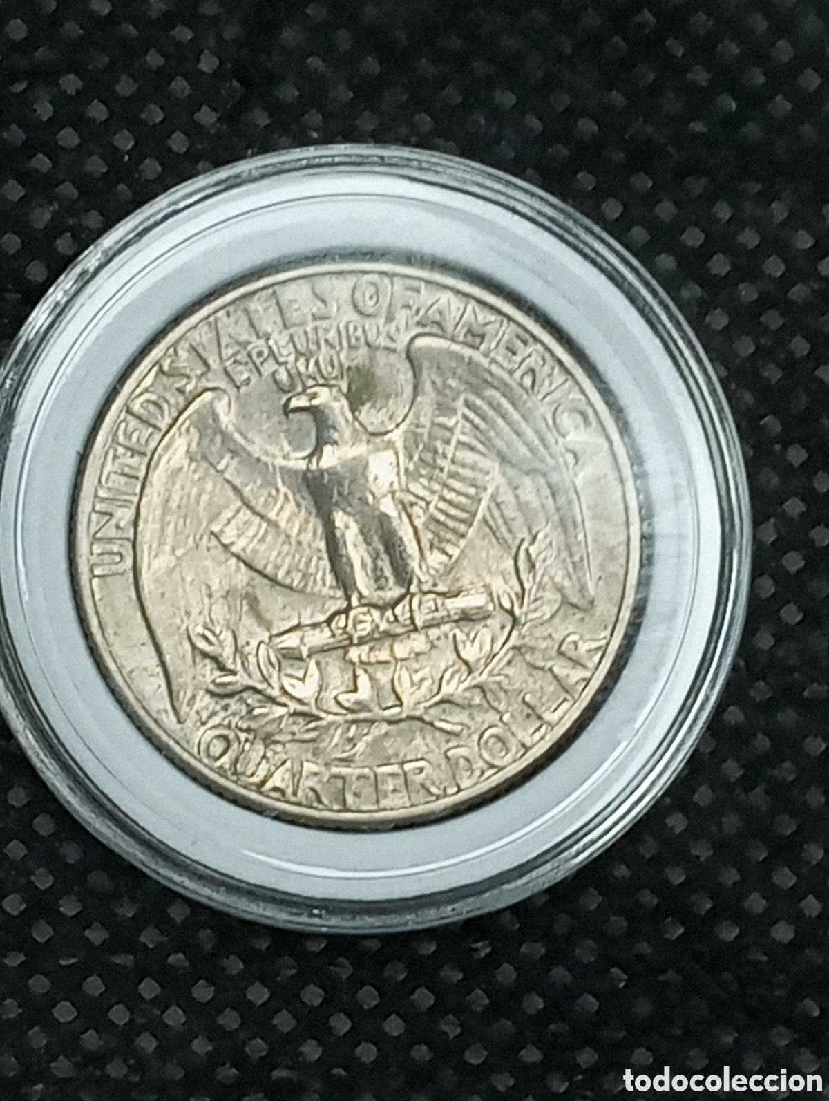 Monedas antiguas de Am&eacute;rica: Moneda EEUU cuarto de dolar 1966 - Foto 2