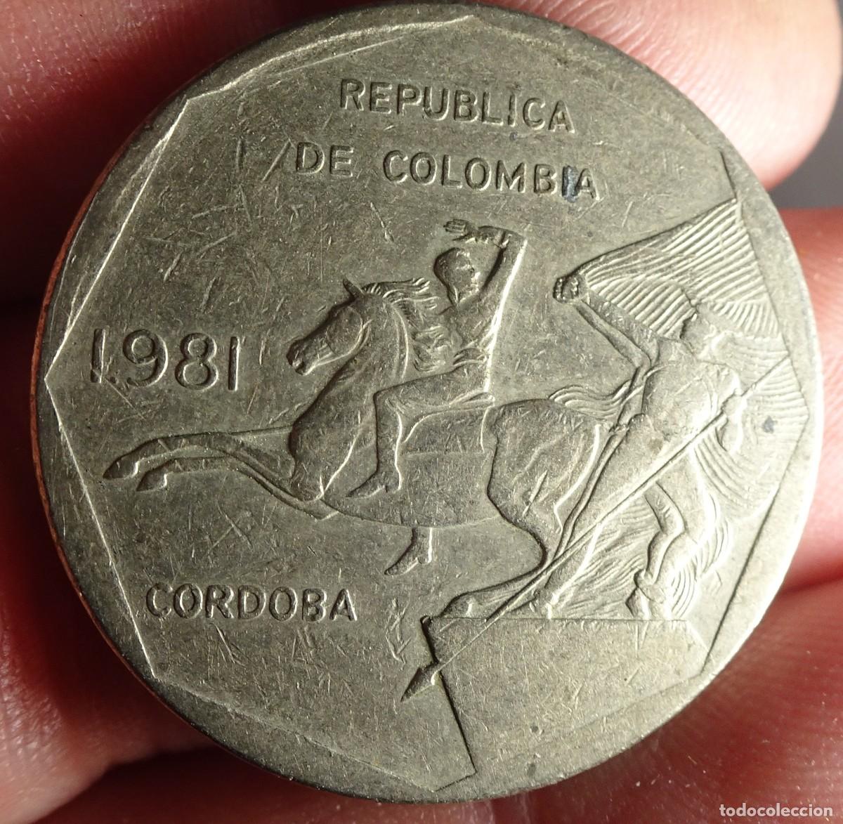 Monedas antiguas de Am&eacute;rica: ANTIGUA MONEDA , 10 PESOS COLOMBIA, VER FOTOS