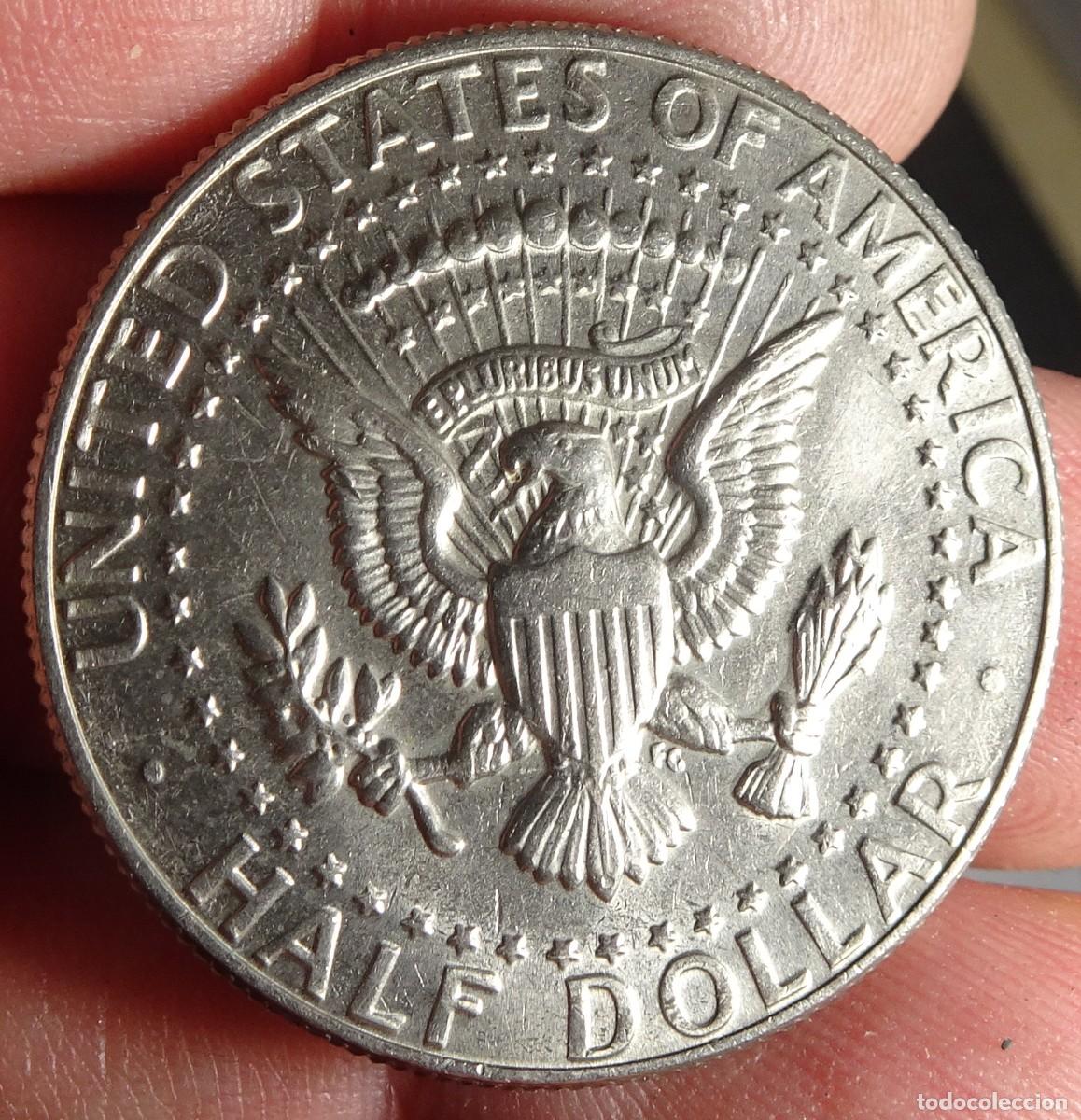 Monedas antiguas de Am&eacute;rica: ANTIGUA MONEDA HALF DOLLAR 1985, USA, KENNEDY, VER FOTOS