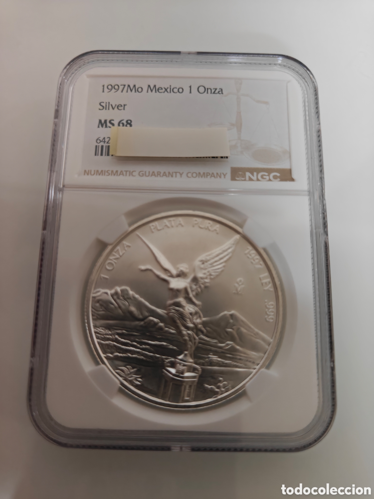 Monedas antiguas de Am&eacute;rica: MONEDA 1 ONZA LIBERTAD 1997 NGC ms68 muy dif&iacute;cil