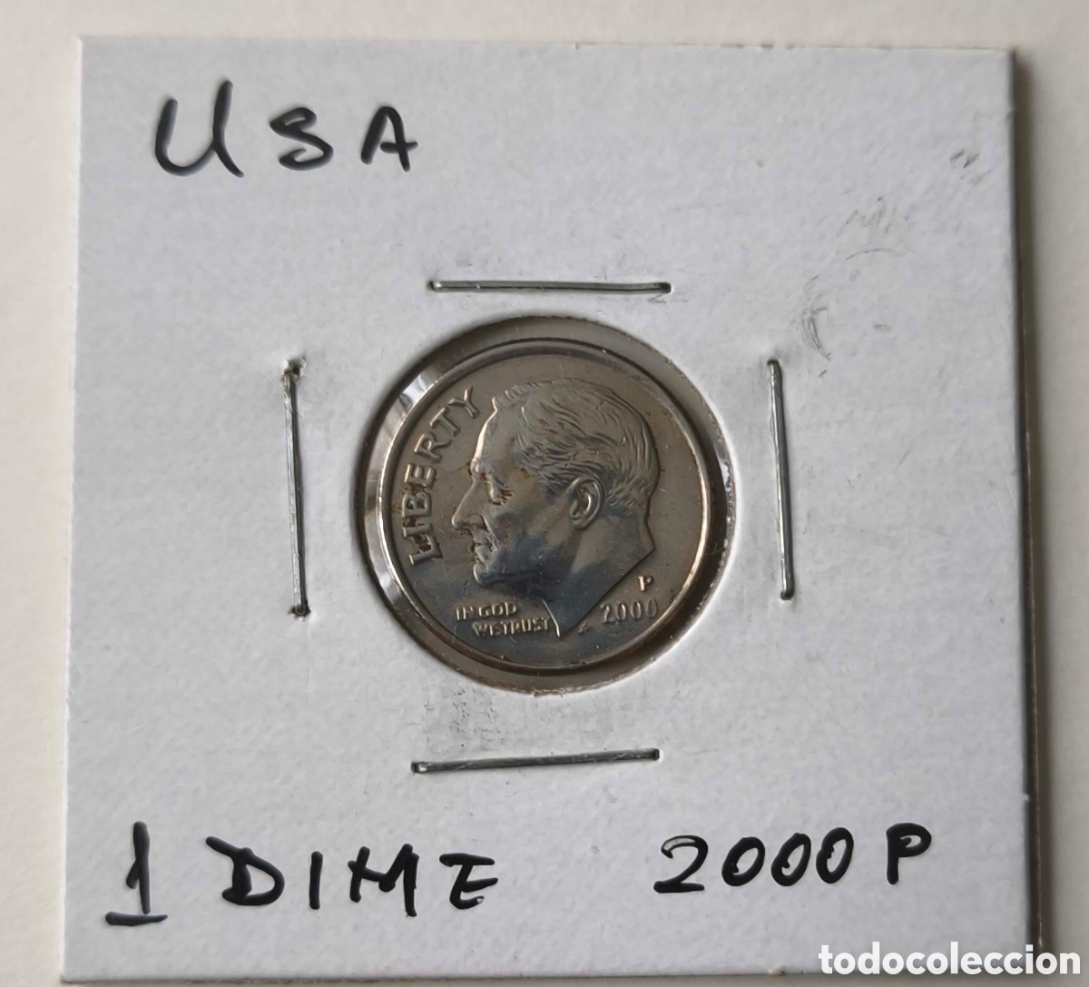 Monedas antiguas de Am&eacute;rica: EEUU. 2000. 1 DIME.P