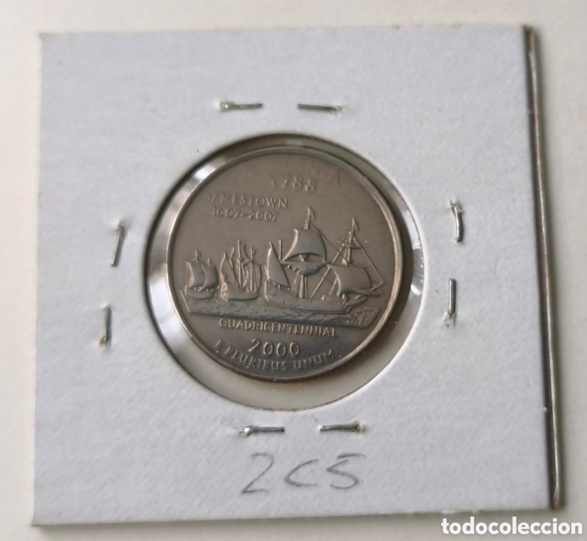 Monedas antiguas de Am&eacute;rica: EEUU. 2000.1/4 D&Oacute;LAR. D