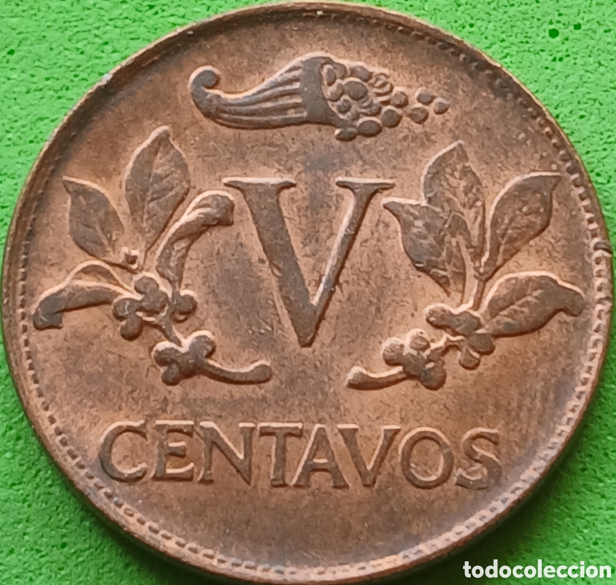 Monedas antiguas de Am&eacute;rica: Colombia 5 centavos 1967 km#206a