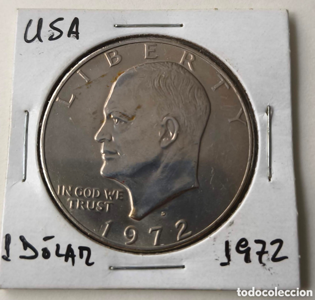 Monedas antiguas de Am&eacute;rica: EEUU. 1972. 1 D&Oacute;LAR. D