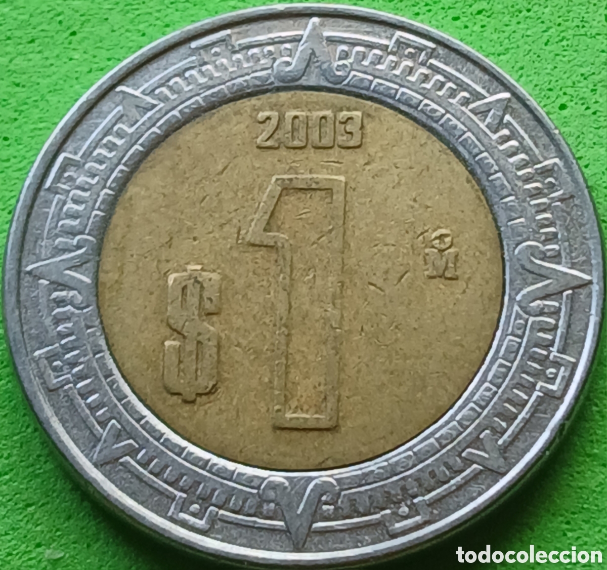 Monedas antiguas de Am&eacute;rica: M&eacute;xico 1 peso 2003 km#603