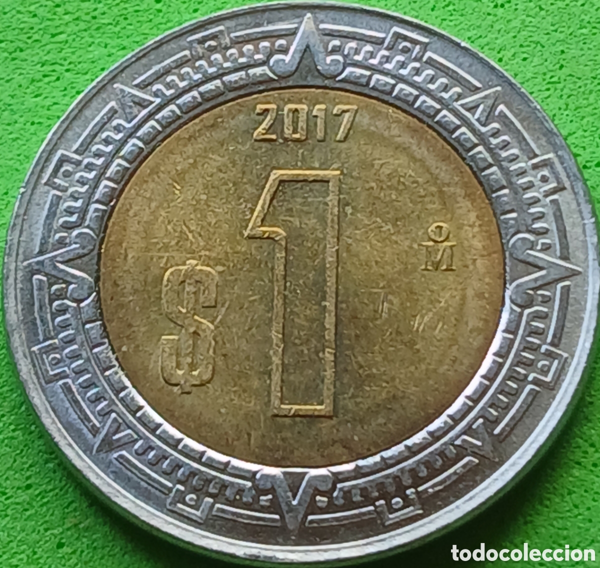 Monedas antiguas de Am&eacute;rica: M&eacute;xico 1 peso 2017 km#603