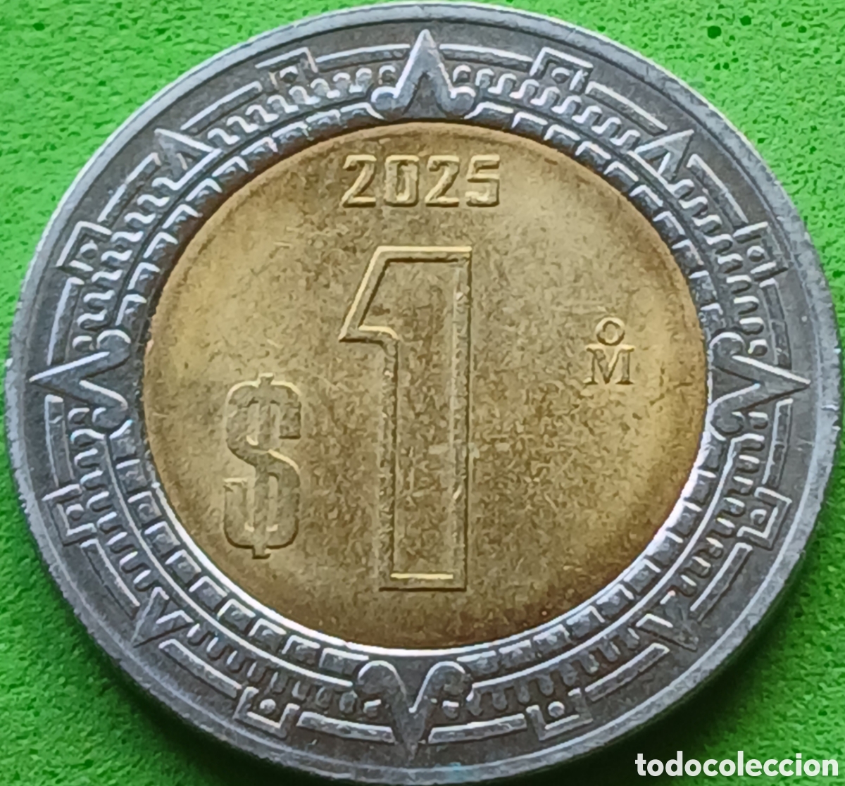 Monedas antiguas de Am&eacute;rica: M&eacute;xico 1 peso 2025 km#603 ESCASA