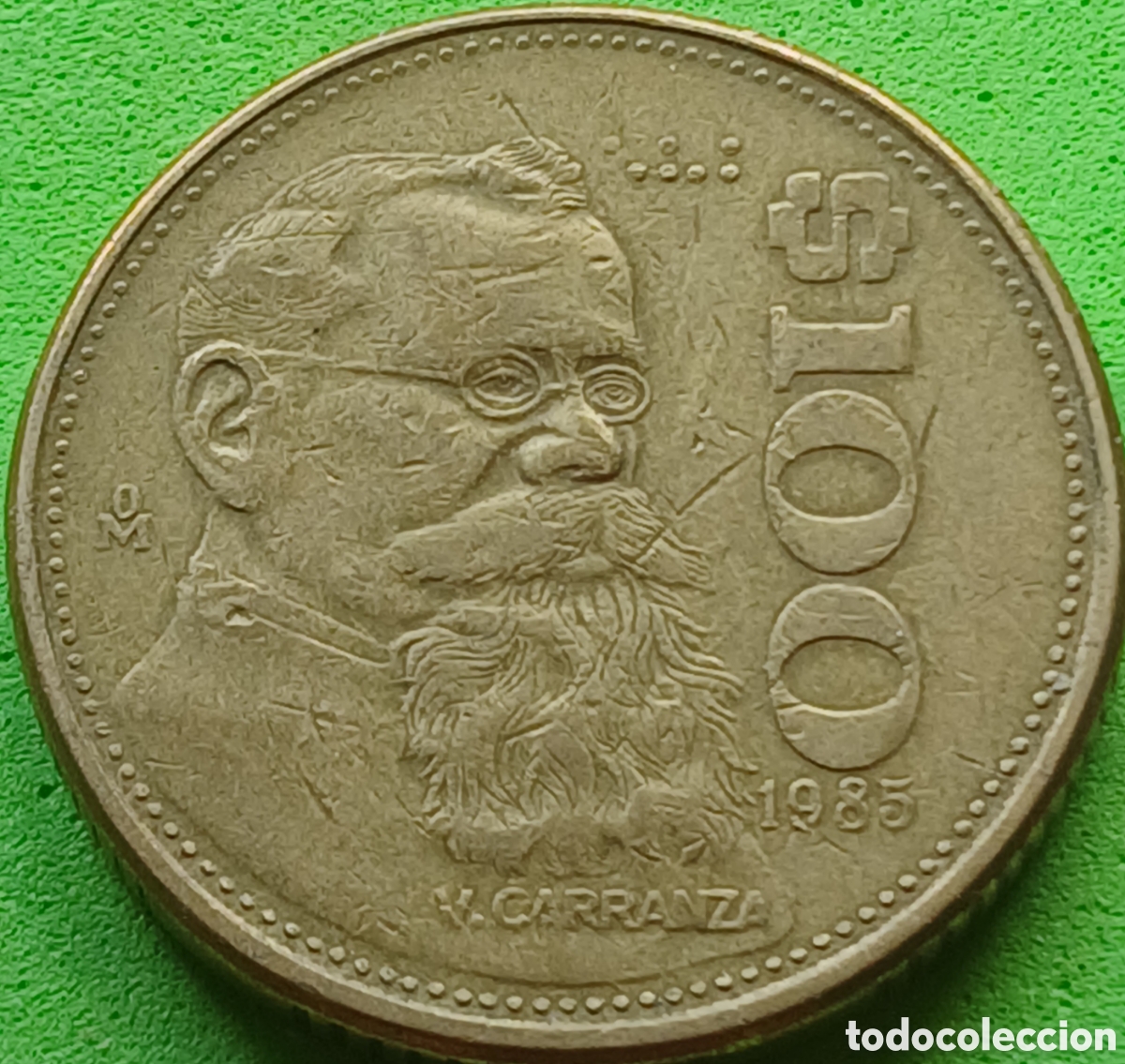 Monedas antiguas de Am&eacute;rica: M&eacute;xico 100 pesos 1985 km#493