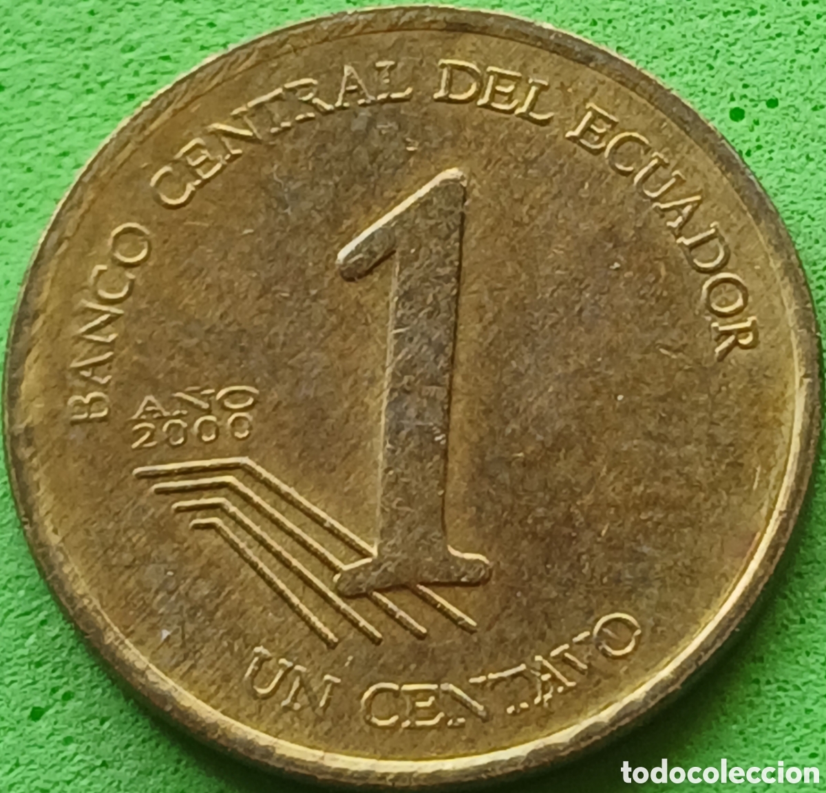 Monedas antiguas de Am&eacute;rica: Ecuador un centavo 2000 km#104