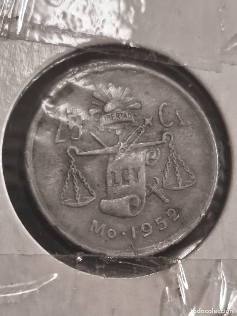Monedas antiguas de Am&eacute;rica: 25 centavos 1952 plata - Foto 2