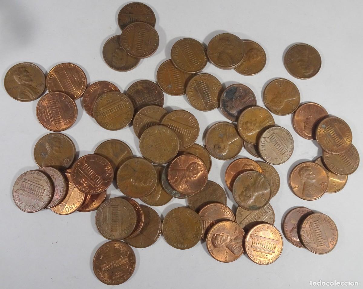 Monedas antiguas de Am&eacute;rica: LOTE DE ANTIGUAS MONEDAS USA CENTAVOS, VARIOS A&Ntilde;OS, VER FOTOS