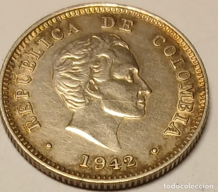Monedas antiguas de Am&eacute;rica: COLOMBIA, 10 CENTAVOS 1943 S/C, ENV&Iacute;O CORREO ORDINARIO 1,50 &euro;. CERTIFICADO 5,50