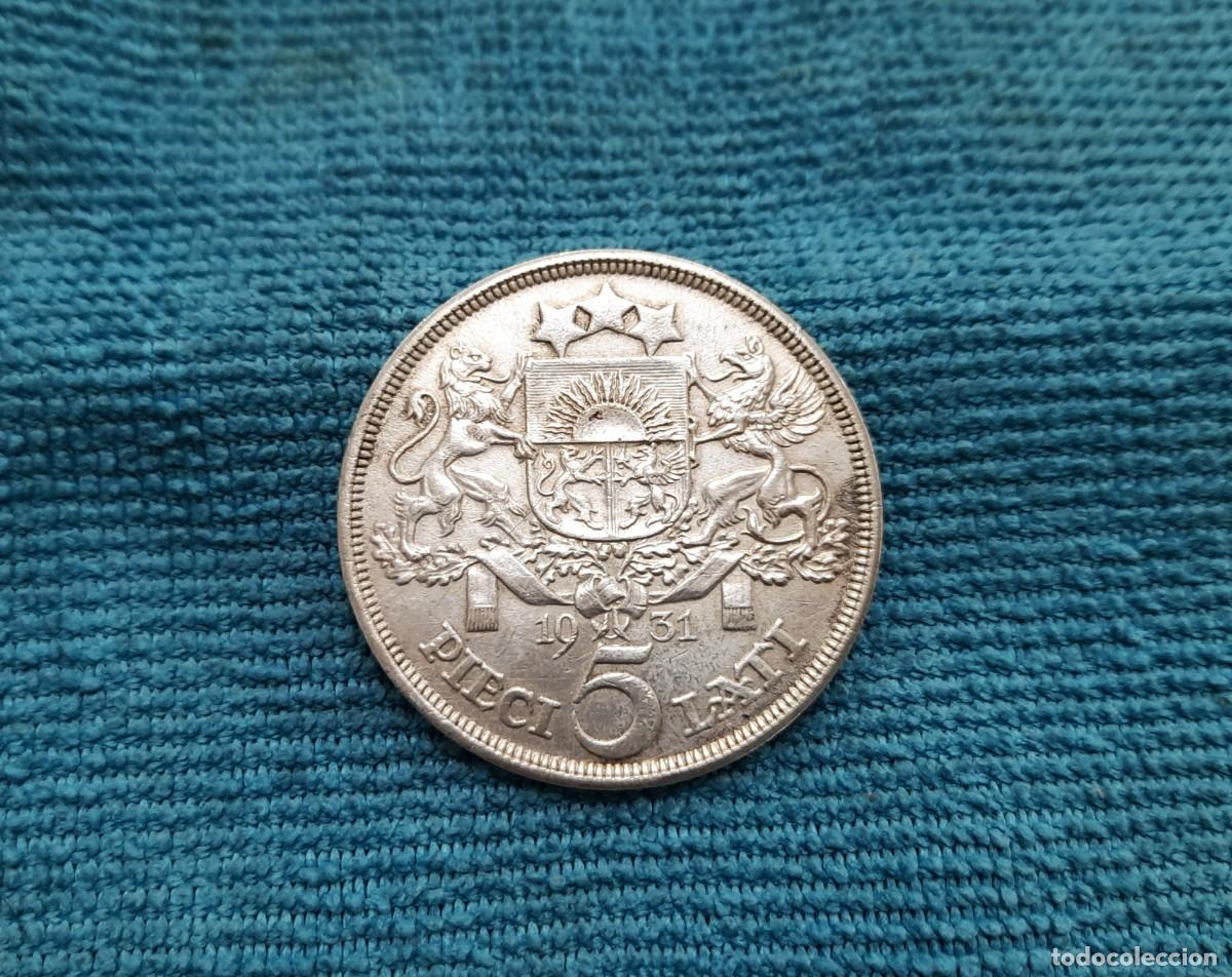 Monedas antiguas de Am&eacute;rica: Letonia, 5 Lati 1931 - Foto 2