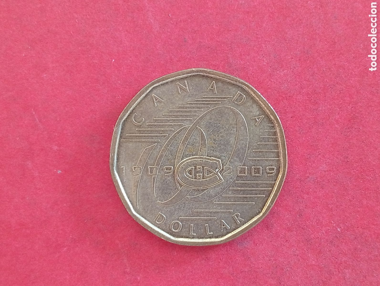 Monedas antiguas de Am&eacute;rica: 1 dolar de Canad&aacute; 2009 conmemorativa