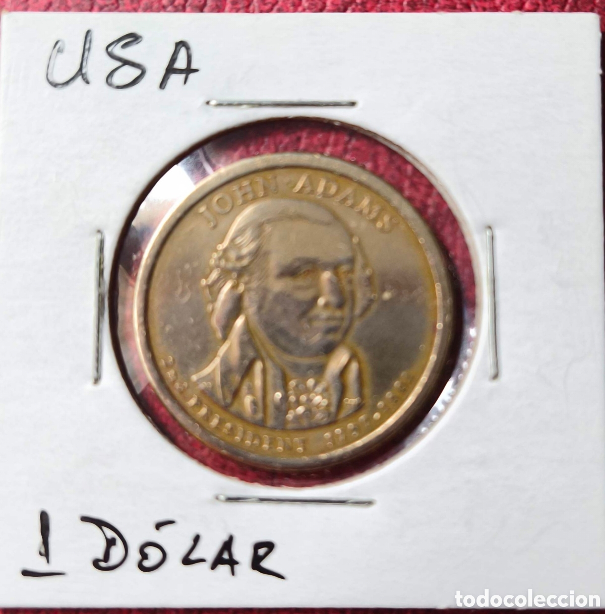 Monedas antiguas de Am&eacute;rica: EEUU. 2007. D&Oacute;LAR. JOHN ADAMS - Foto 1
