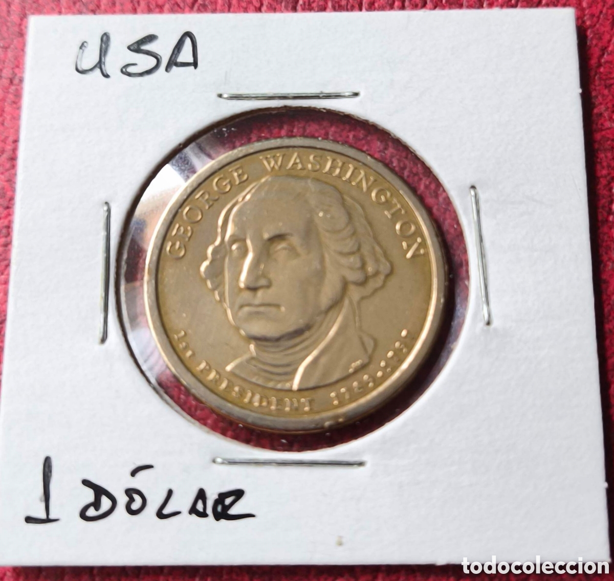 Monedas antiguas de Am&eacute;rica: EEUU. 2007. D&Oacute;LAR. GEORGE WASHINGTON