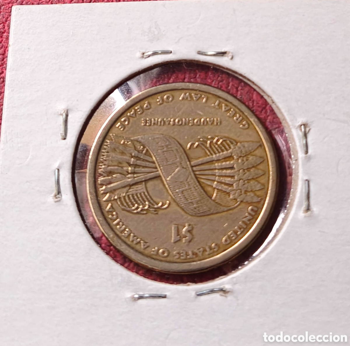 Monedas antiguas de Am&eacute;rica: EEUU. 2010. D&Oacute;LAR. HAUDENONSAUNEE - Foto 2