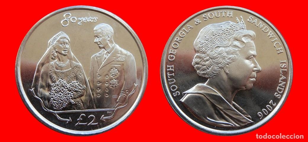 Monedas antiguas de Am&eacute;rica: 2 LIBRAS POUNDS 2006 SIN CIRCULAR ISLAS GEORGIAS DEL SUR Y SANDWICH DEL SUR-9804SC