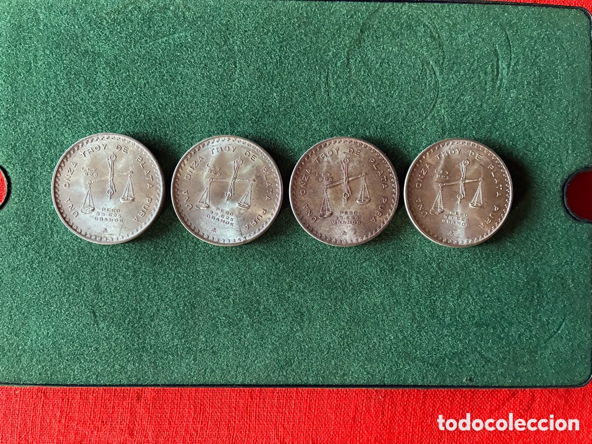 Monedas antiguas de Am&eacute;rica: Monedas mexicanes de plata - Foto 4
