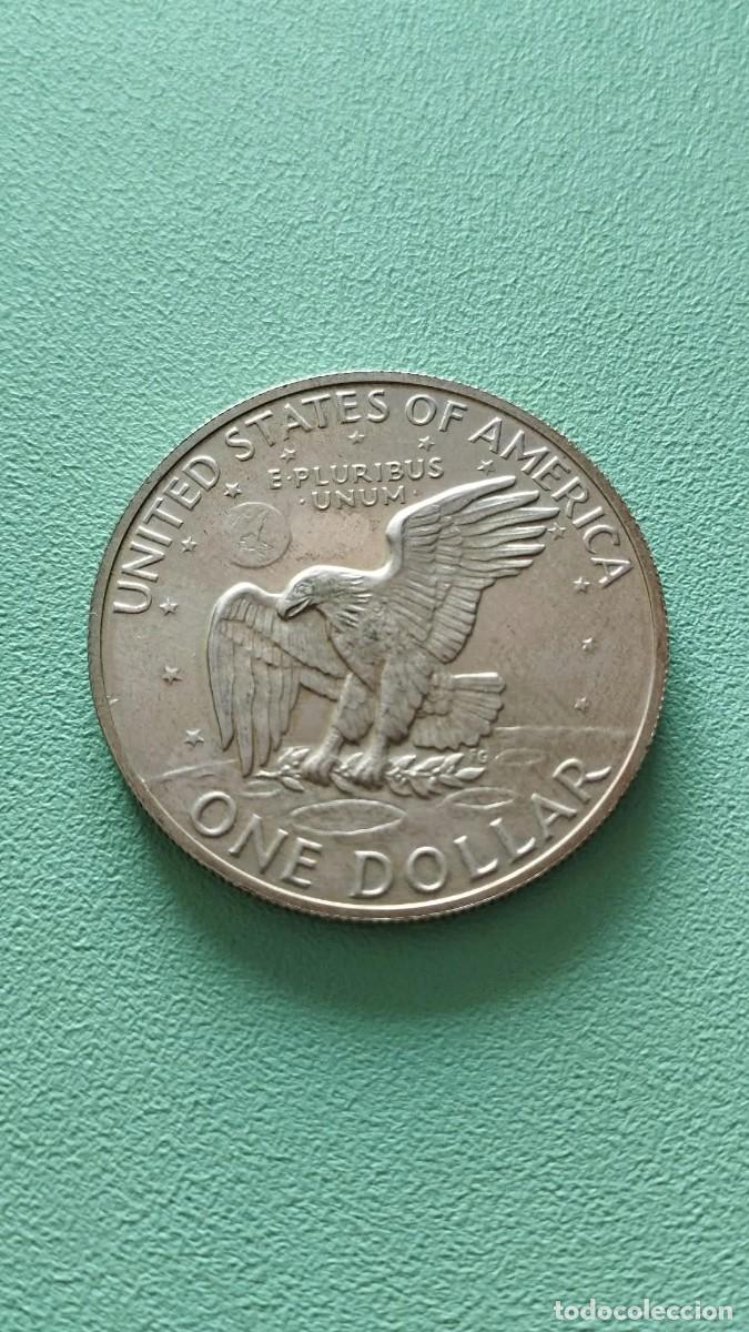 Monedas antiguas de Am&eacute;rica: Moneda de 1 d&oacute;lar de plata de 1971 - Foto 2
