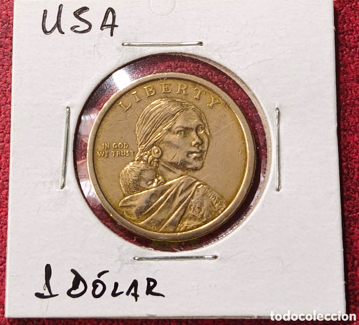 Monedas antiguas de Am&eacute;rica: EEUU. 2010. D&Oacute;LAR. SACAGAWEA