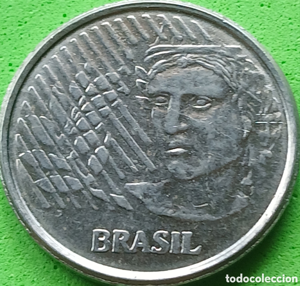 Monedas antiguas de Am&eacute;rica: Brasil 5 centavos 1994 km#632 - Foto 2