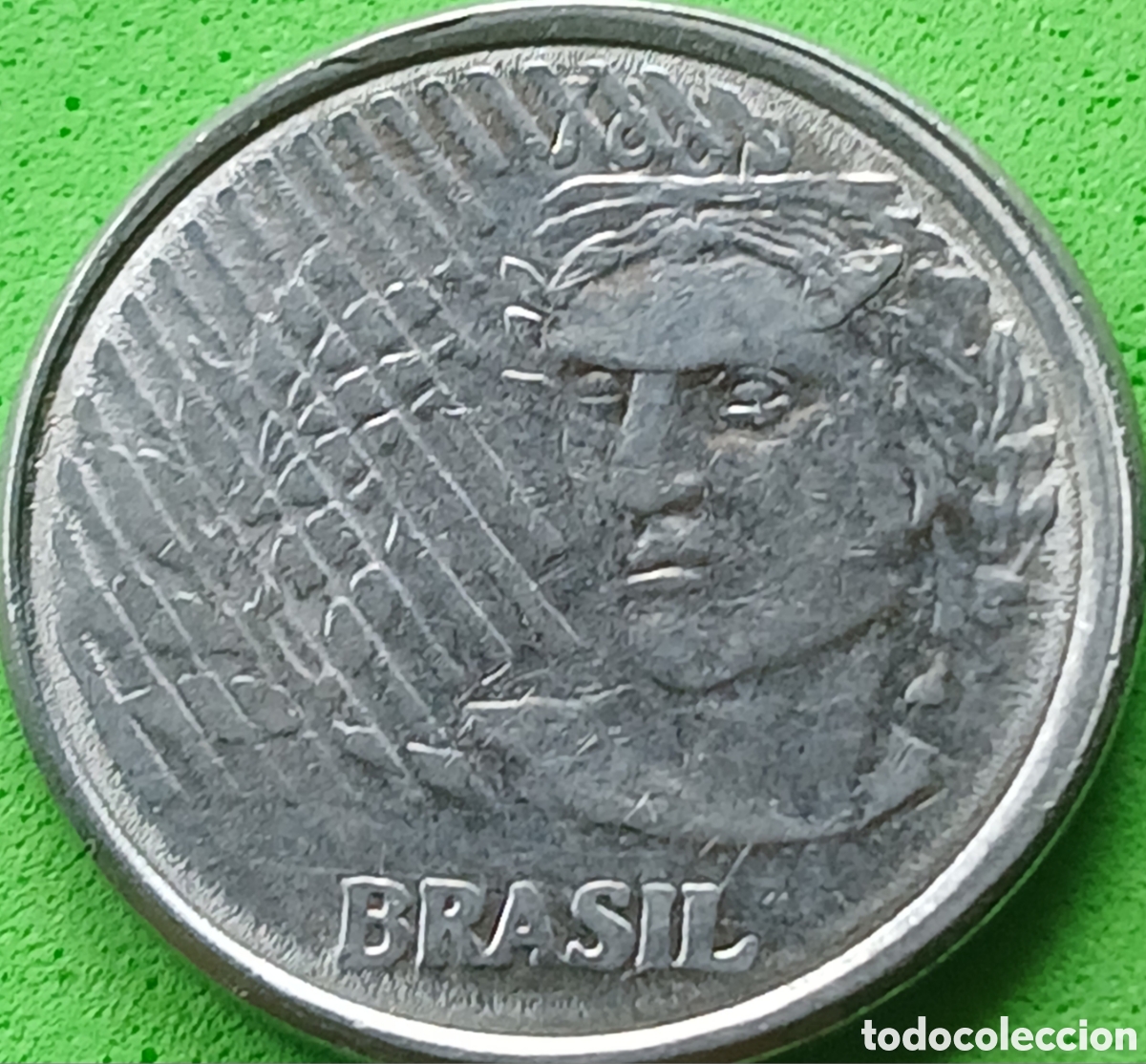Monedas antiguas de Am&eacute;rica: Brasil 5 centavos 1995 km#632 - Foto 2