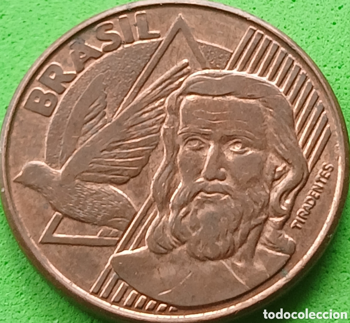 Monedas antiguas de Am&eacute;rica: Brasil 5 centavos 2006 km#648 - Foto 2