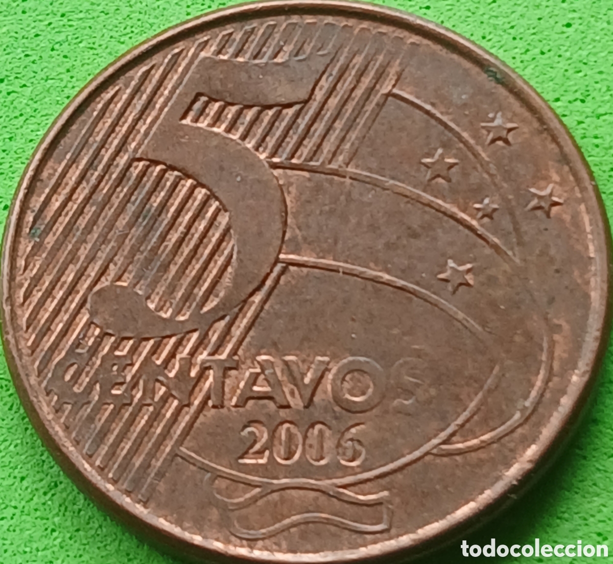 Monedas antiguas de Am&eacute;rica: Brasil 5 centavos 2006 km#648