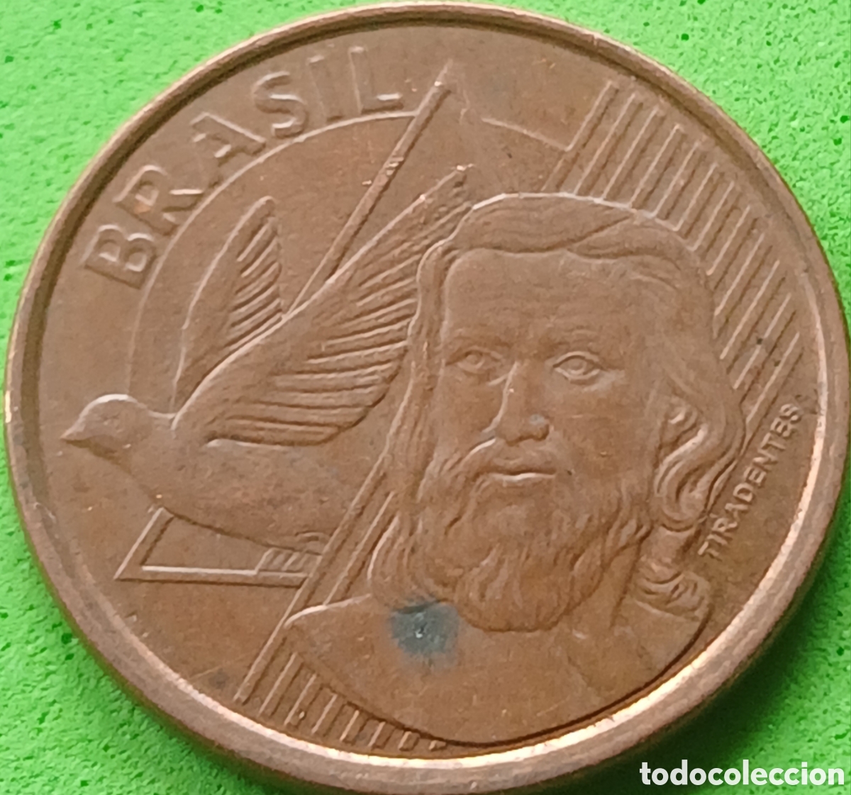Monedas antiguas de Am&eacute;rica: Brasil 5 centavos 2011 km#648 - Foto 2