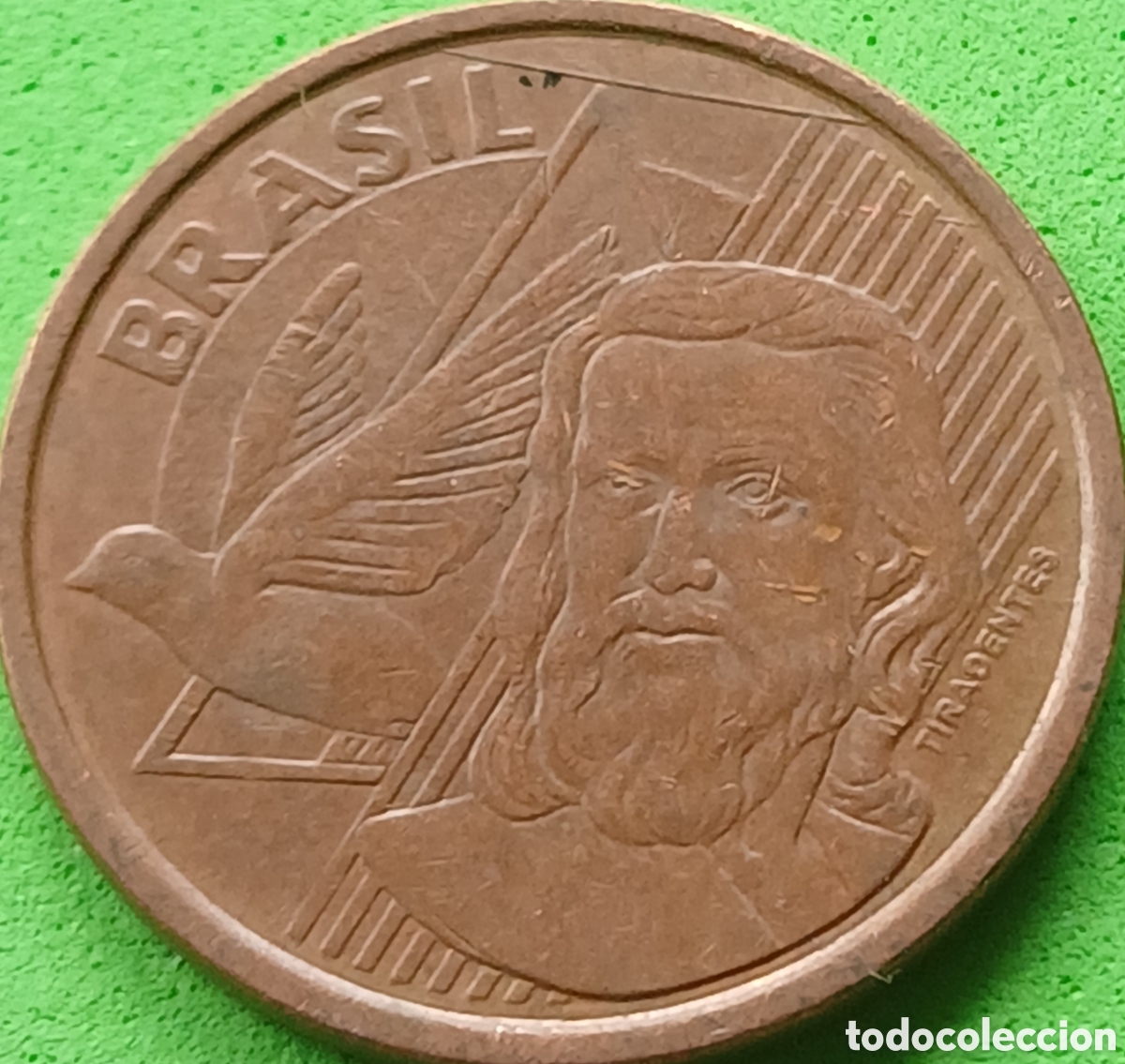 Monedas antiguas de Am&eacute;rica: Brasil 5 centavos 2013 km#648 - Foto 2